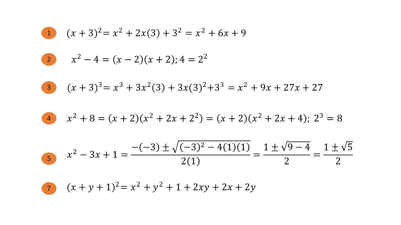 โจทย์ การแยกตัวประกอบ